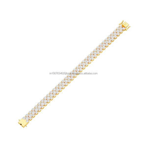 Cadena de Diamantes de Laboratorio IGI de Lujo, Joyería Fina Personalizable para Mujer, Brazalete de Diamantes en Oro de 10/14/18K - Product Image 4