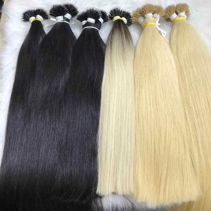 Wholesale Best Price Nano Tip Virgin Vietnamese Hair Extensions Natural Black Straight From Vietnam