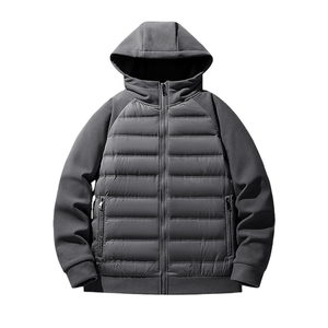 Chaqueta Acolchada ARTIZ INTERNATIONAL para Hombre, Estilo Urbano, Invierno, Aislante, Resistente al Viento, Ecológica, con Logotipo Frontal, Exterior de Nailon/Algodón - Product Image 1