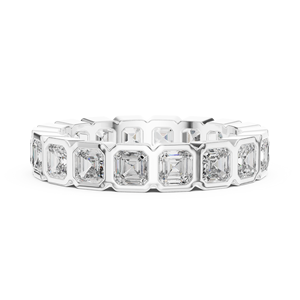 Anillo Exclusivo de Diamante Cuadrado Esmeralda Cultivado en Laboratorio, Elegante Joyería de Compromiso y Boda para Damas, Proveedor Mayorista OEM - Product Image 3