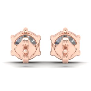 REYES Wholesale Price 925 Sterling <b>Silver</b> Moissanite Screw <b>Back</b> Stud <b>Earrings</b> Exquisite 14K Gold Wedding Gifts Fine Jewelry - Product Image 4