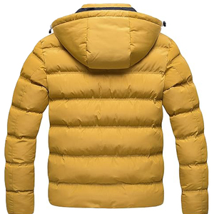 Chaquetas acolchadas ligeras para hombre con capucha desmontable, resistentes al agua, abrigos casuales de invierno, chaqueta de esquí con capucha y aislamiento. - Product Image 6