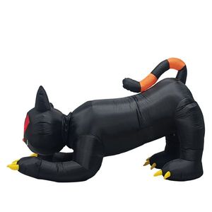 6.5 FT di Halloween gatto nero animato gonfiabile per feste e giardino Indoor-Outdoor decorazioni per prato con led da giardino incorporati - Product Image 3