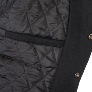 Chaquetas Varsity de Moda para Hombre, Lisas, de Manga Larga, Ropa Urbana de Alta Gama, Chaqueta Varsity de Béisbol con Cuerpo de Lana para Hombre - Product Image 4