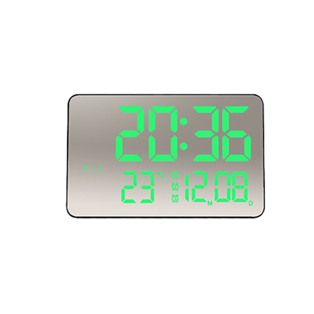 Multifunctional Digital Calendar with Temperature LED Clock Simple Bedside 3 Sets Alarm Clock with Week Display Smart Clock