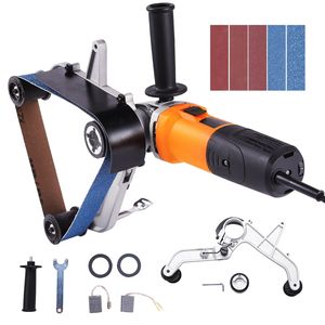 Lucidatrice Professionale per Tubi 1000W, Levigatrice a Nastro a 6 Velocità Variabili 1100-3200rpm, Macchina per Lucidatura di Tubi e Condotti - Product Image 5