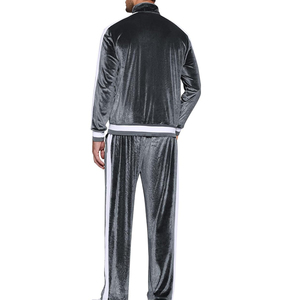 <b>Velour</b> <b>Tracksuits</b> Set Sweatsuits 2 Piece Sports Outfit Zip Hoodie Pants Set Joggers Set - Product Image 3
