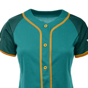 Camiseta de Béisbol Deportiva para Hombre de Alta Calidad, 100% Poliéster, Transpirable, de Secado Rápido, con Impresión de Logotipo Personalizado - Product Image 4