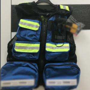 Chaleco de Seguridad Reflectante de Alta Visibilidad al por Mayor, Chaleco de Rescate Transpirable con Múltiples Bolsillos, Logotipo Personalizado OEM, Fabricante de Ropa de Trabajo B2B - Product Image 4