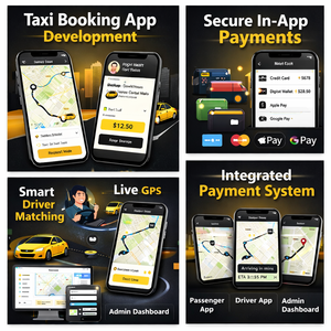 Desarrollo de Aplicaciones Avanzadas para Reserva de Taxis con Sistema de Pago Integrado, Rastreo en Vivo y Despacho Inteligente - Product Image 2