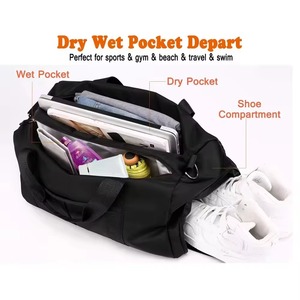 Custom Large Capacity Travel <b>Luggage</b> Duffle Bag Gym Sublimation Digital Printing Duffle Bag Floral pink Duffle Bag Wholesale - Product Image 1