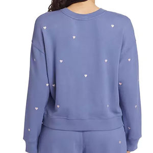 Sweat-shirts pour femmes, fabricant de sweat-shirts pour femmes grandes tailles, col rond, imprimé, uni, tricoté, décontracté, surdimensionné, en vente en ligne - Product Image 1