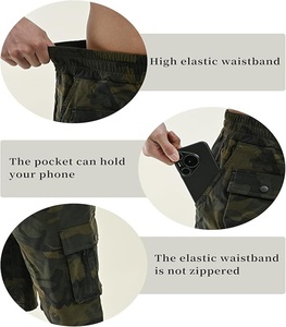 High Quality Sustainable Plus Size Elastic Waist <b>Drawstring</b> Closer Waterproof Breathable Quick Dry Classic Fits Custom Color - Product Image 6