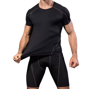 T-shirt de compression élastique à séchage rapide pour homme, idéal pour la course, le basketball et le fitness – Vente en gros - Product Image 5