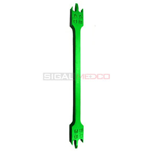 Green Color Coated Dental Orthodontic Gauge Bracket Height Measuring Gauge German Steel Orthodontic Medic Instruments - Product Image 2