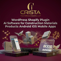 Logiciel IA pour WordPress et Shopify : Plugin pour le design de sites web de produits de matériaux de construction, applications mobiles Android/iOS, IA, CRM et e-commerce