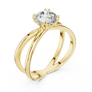 925 Sterling Silver Brilliant Moissanite <b>Diamond</b> <b>Ring</b> - Product Image 4