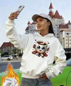 Sweat à capuche d'hiver pour femme, élégant et confortable, parfait pour l'hiver, tendance et pratique à porter - Product Image 6