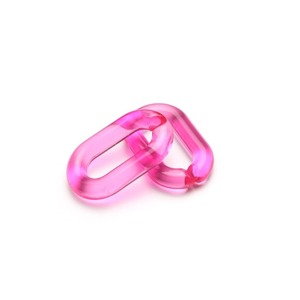 Decoración del hogar: Eslabones de cadena de resina personalizables de gran tamaño y colores claros, eslabones grandes de resina multicolor disponibles. - Product Image 3