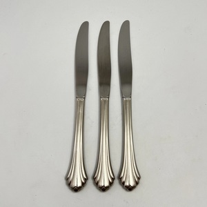 Juego de Cuchillos de Cena de Acero Inoxidable Plateado, Diseño Moderno, Cuchillos de Mesa para Hotel, Boda, Restaurante - Product Image 2