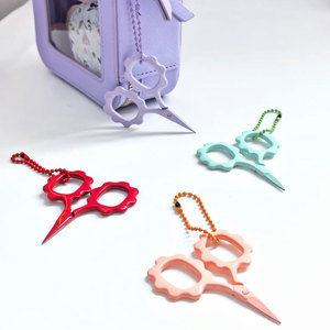 Ciseaux à broder miniatures avec logo personnalisé, fleurs, outil professionnel pour la couture et le travail artisanal - Product Image 3