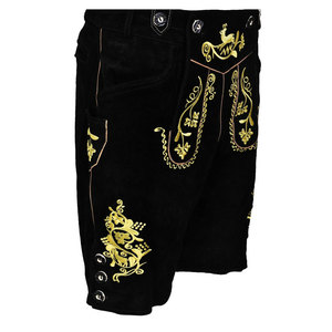Lederhosen bavaroises sur mesure de qualité supérieure pour hommes, décontractées, taille haute, coupe ajustée, imperméables et écologiques - Product Image 3