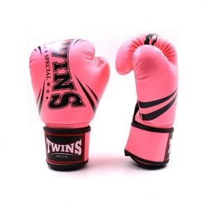 Gants de boxe Twins personnalisés en cuir véritable à 100 %, fermeture auto-agrippante, pour Muay Thai, Sanda, arts martiaux, adulte, OEM, légers - Product Image 2