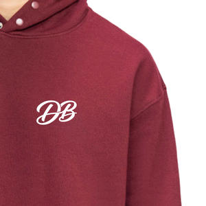 Sweat-shirt à capuche surdimensionné marron personnalisé avec logo pour femme, en molleton épais, coupe décontractée, style streetwear, vente en gros - Product Image 6