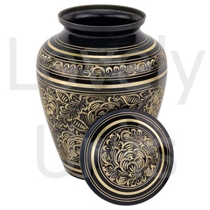 Urna Funeraria de Latón Villarose Elite, Diseño Dorado, Urna Conmemorativa para Cenizas Humanas, Fabricante OEM ODM - Product Image 6