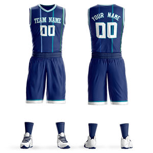 Uniforme de Baloncesto de Malla Transpirable con Bordado de Alta Calidad, Camiseta de Baloncesto Personalizada, Kit de Baloncesto Sublimado - Product Image 1