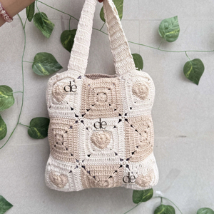 Hot Sale Summer Beach Straw Bags Bohemian Crochet Handmade Handbag Women Shoulder Bag Stylish Sea Grass <b>Square</b> Bag - Product Image 1
