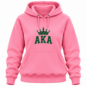   เสื้อฮู้ดสีชมพูพิมพ์ลายตัวอักษร ดีไซน์ลำลอง แขนยาว สวมใส่สบาย แรงบันดาลใจจากเสื้อผ้าชมรม - Product Image 1