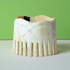 Rodillo de Masaje de Cuerno de Búfalo Natural Hecho a Mano, Ayuda a Suavizar la Piel y a la Circulación Sanguínea, Peine de Cuerno para Masaje, Herramientas de Masaje, Herramientas Corporales - Product Image 6