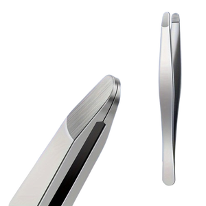 Professional Round Tip Eyebrow Tweezer Precision Hair Removal <b>Tool</b> <b>Safe</b> Grip Design for Smooth Facial Grooming - Product Image 4