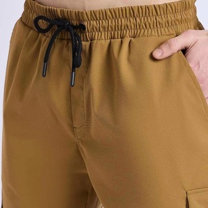 Shorts de sport décontractés pour hommes, légers, en polaire respirante, à séchage rapide, avec poches cargo et cordon de serrage, taille haute - Product Image 5