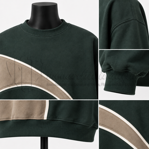Custom Men's <b>Sweatshirt</b> Oversized Crewneck Pullover <b>Fleece</b> <b>Sweatshirt</b> Streetwear Casual <b>Sweatshirt</b> Manufacturer Wholesale - Product Image 6
