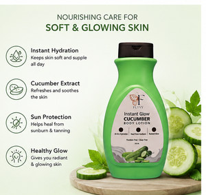 Lotion corporelle éclat instantané au concombre - Product Image 5