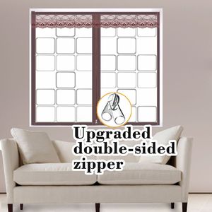 Zanzariera per Finestre e Porte 48*60 Pollici, Apertura Completa, Ispessita, Calda, Integrata, Rimovibile e Lavabile, Antizanzare - Product Image 3