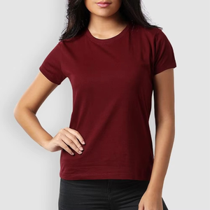 Camiseta de Manga Corta para Mujer, Personalizada con Logotipo, Tela Ligera, Suave y Lisa, Corte Regular, Premium, Transpirable - Product Image 5