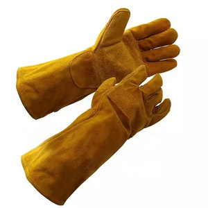 Wholesale Price Working Gloves Hot Sale Rigger Safety Work Gloves Top Quality Cow Split Leather Welding Glove for Industrial Use - Product Image 5