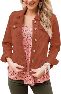 Women's <b>Cropped</b> <b>Denim</b> <b>Jacket</b> Vintage Blue Button Closure Casual Street Style OEM Custom Fashion Outerwear Premium Quality Fit - Product Image 3