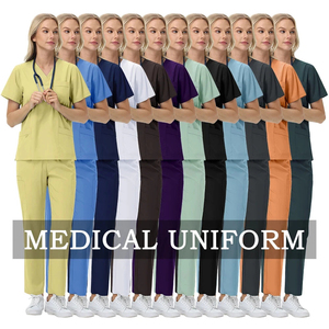 Tenue d'infirmière professionnelle pour hôpital, clinique, médecins et infirmières, vêtements de travail médicaux légers et respirants - Product Image 3