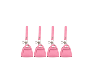 Mini sac à main en cuir avec porte-clés, couleur crème, design minimaliste, durable, accessoire de décoration pour la maison, mini sac à main - Product Image 3