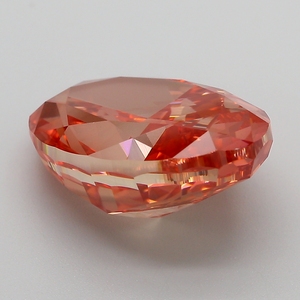 Diamant rose vif fantaisie certifié IGI, cultivé en laboratoire, taille ovale, diamant non monté pour la vente en gros de bijoux fins - Product Image 2