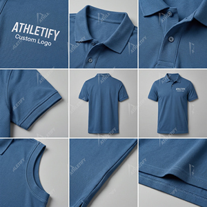 Camiseta de Punto de Algodón para Hombre, Elegante, Cómoda, Suave, Transpirable, Informal para Exteriores, Moda de Verano, Comodidad Durante Todo el Día, a la Moda - Product Image 6