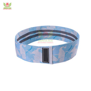 Ensemble de bandes de résistance pour l'entraînement des hanches des femmes, bande de résistance circulaire large antidérapante pour les fessiers, entraînement à domicile, polyester haute résistance - Product Image 4