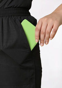 Tenues d'hôpital à taille haute, uniformes médicaux, combinaisons unisexes pour infirmières, ensembles de joggers à manches courtes, logo polyester élasthanne - Product Image 6