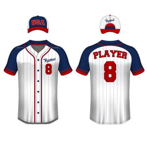 Camiseta de Béisbol Sublimada Personalizada con Nombre y Número del Equipo, Color Azul Marino y Naranja, Ropa Deportiva para Equipos - Product Image 5