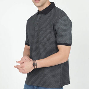 เสื้อโปโลผู้ชายคุณภาพสูง ผ้าฝ้าย 100% ขายส่ง ไซส์ใหญ่ ระบายอากาศได้ดี ลายพิมพ์เรียบหรู สวมใส่สบายๆ - Product Image 2