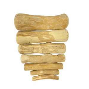 QM GLOBAL COFFEE WOOD Jouet à mâcher pour chien en bois de café durable et écologique - Produit naturel pour le nettoyage des dents des animaux de compagnie - Product Image 2